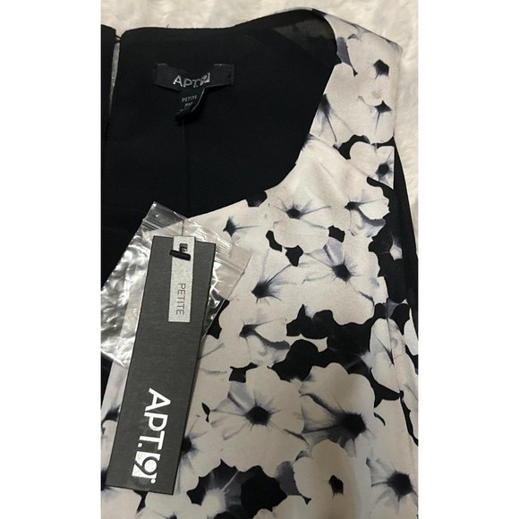 APT. 9 Sleeveless Floral Blouse w/Lining 100% Polyester Women's Size PM (READ) - Picture 8 of 16